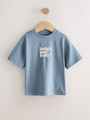Blue Daddy's Best Buddy Short Sleeve Small Graphic T-Shirt (3mths-7yrs) - Image 5 of 8