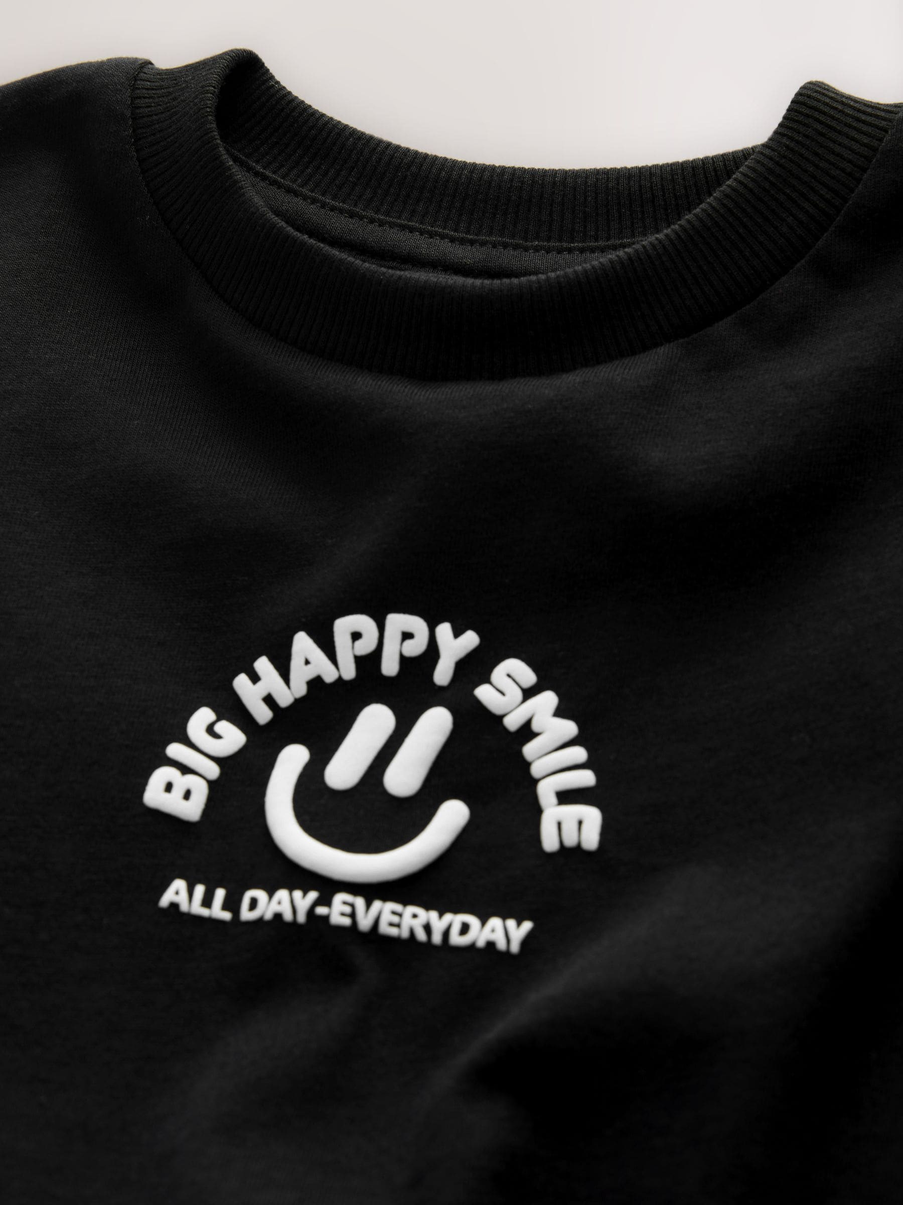 トップス smile Buy Black Smile Short Sleeve Small Graphic T-Shirt (3mths-8yrs