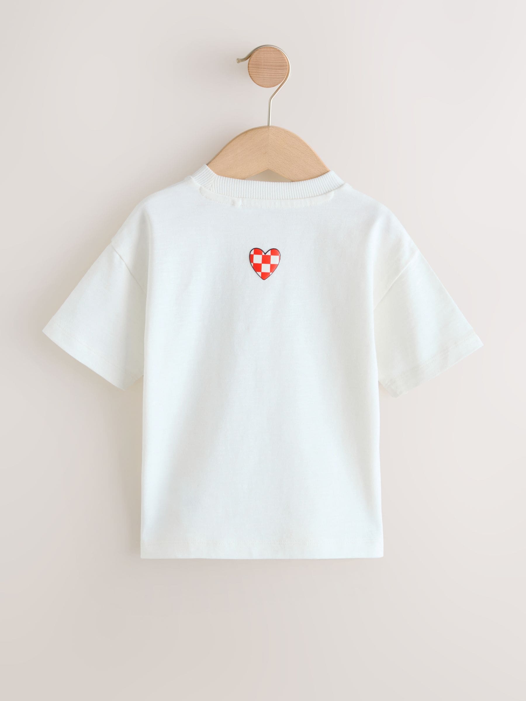 Buy White Love Short Sleeve Valentines T-Shirt (3mths-7yrs) from
