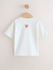 White Love Short Sleeve Valentines T-Shirt (3mths-7yrs) - Image 6 of 8