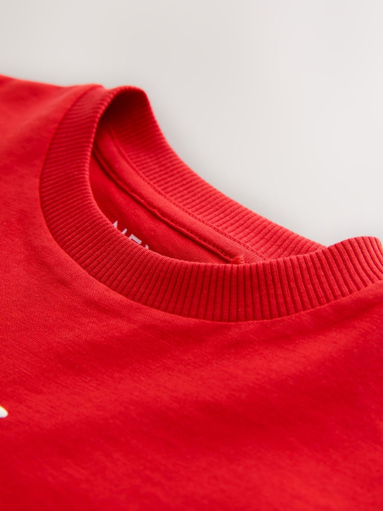 Red Heart Breaker Short Sleeve Valentines T-Shirt (3mths-7yrs) - Image 8 of 8