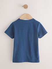 أزرق سافاري - حزمة من 3 تيشرتات بطبعات جرافيك بأكمام قصيرة للأطفال (3أشهر-7سنوات) - صورة 3 من 7