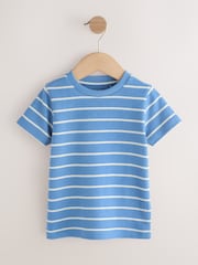 أزرق سافاري - حزمة من 3 تيشرتات بطبعات جرافيك بأكمام قصيرة للأطفال (3أشهر-7سنوات) - صورة 4 من 7