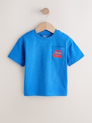 Londres Vermelha/Azul - Camisetas de manga curta com estampa gráfica 3 completa (pacote com307unidades) (1 mês a 2 anos) - Imagem 2 de 8