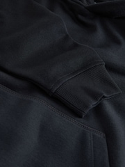 Black Plain Jersey Hoodie (3-16yrs) - Image 4 of 4