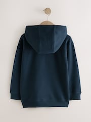 Navy Overhead Hoodie (3-16yrs) - Image 5 of 7