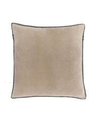 Gallery Home Neutral Velvet Cushion - Image 2 of 2