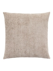 Gallery Home 2 Pack Cream Basketweave Chenille Cushions - Image 4 of 5