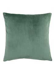 Gallery Home 2 Pack Green Basketweave Chenille Cushions - Image 4 of 5