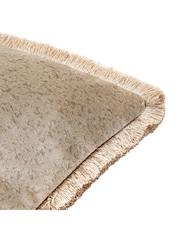Gallery Home Natural Mottled Velvet Cushion - Image 2 of 3