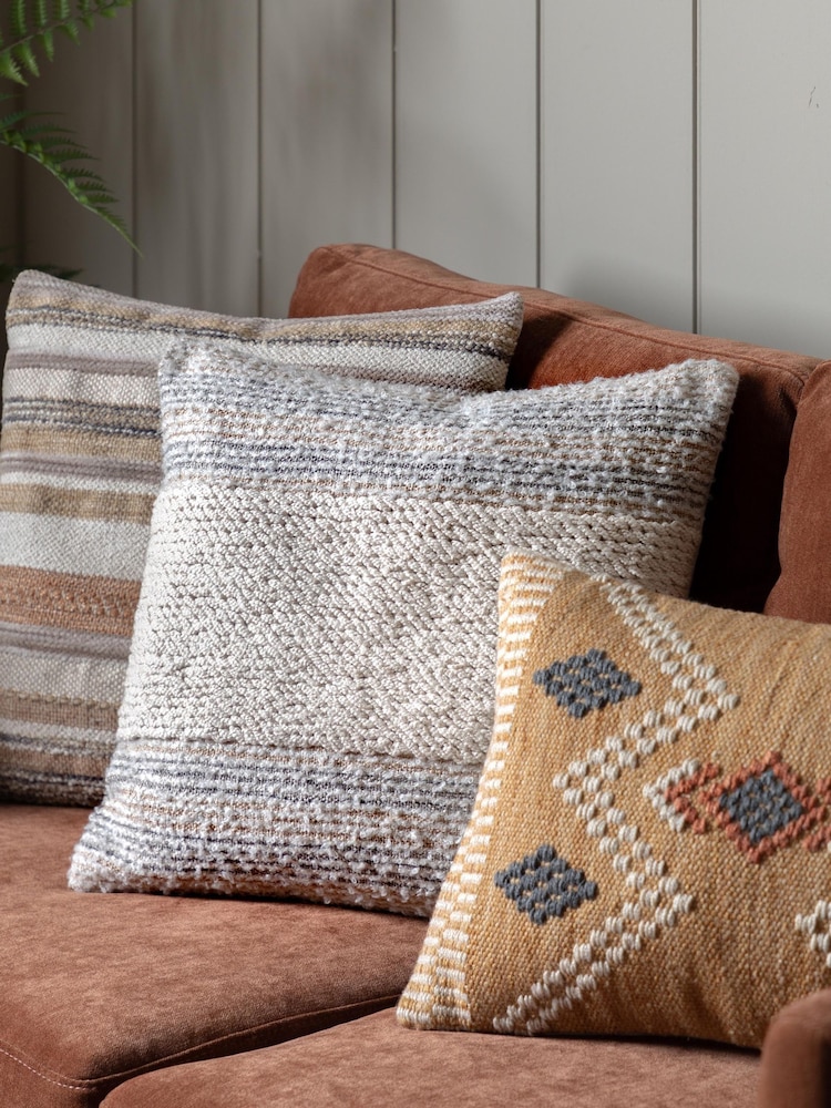 Gallery Home Multicoloured Woven Stripe Cushion - Image 1 of 4
