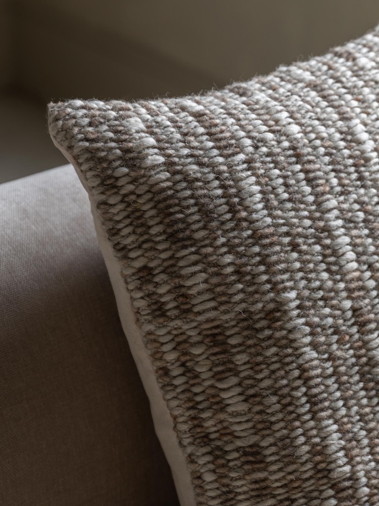 Gallery Home Natural Woven textured Cushion - Image 5 of 5