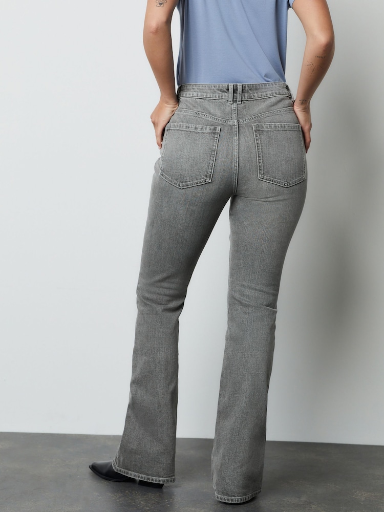 Grey Mid Rise Authentic Bootcut Jeans - Image 2 of 6