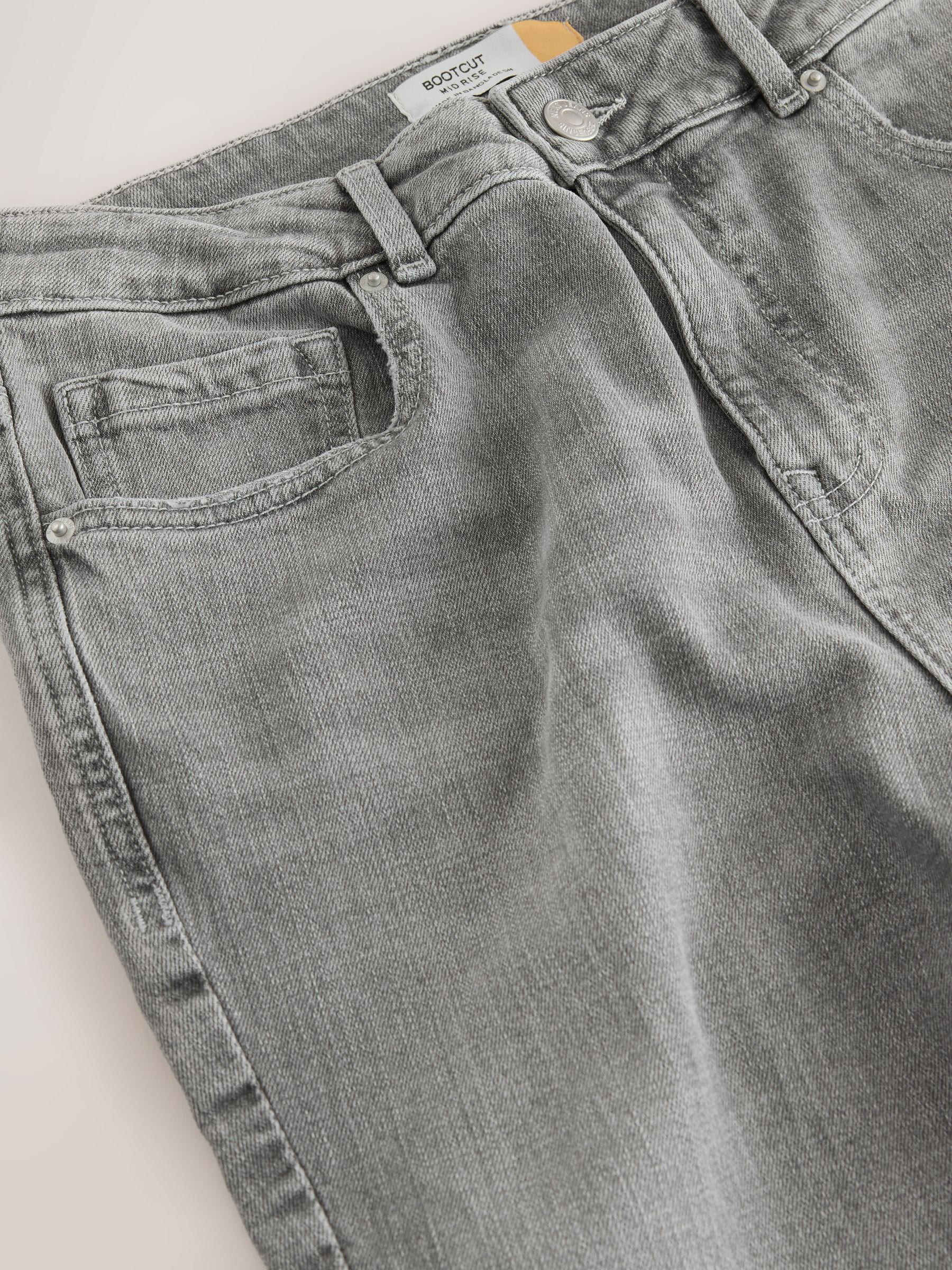 Buy Grey Mid Rise Authentic Bootcut Jeans from Next USA