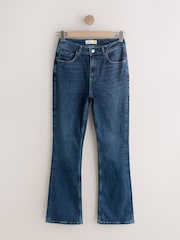 Azul oscuro - Vaqueros acampanados de tiro medio auténticos - Imagen 7 de 9