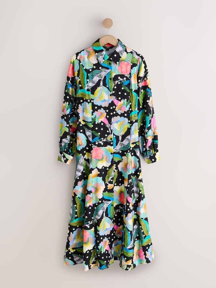 gorman liquorice shirt dress Gorman 'Liquorice' Shirt Dress Size 14 (s) - Used As New