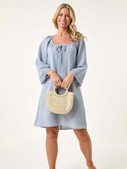 Vestido Roman Petite com Acabamento em Renda - Imagem 2 de 5