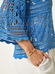 Túnica Roman Petite Crotchet 100% Algodão - Imagem 5 de 5