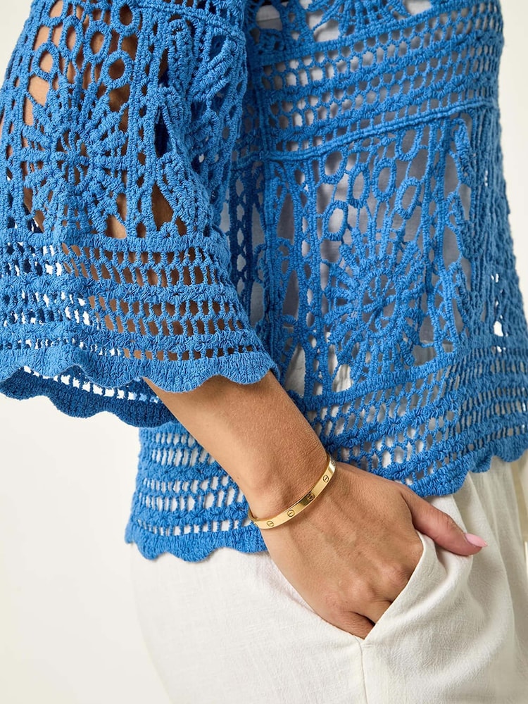 Túnica Roman Petite Crotchet 100% Algodão - Imagem 5 de 5