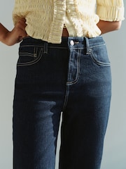 Azul añil - Cropped Straight Leg Jeans - Imagen 6 de 9