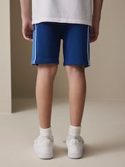 Kobaltno modra Modra/Črna - Športne kratke hlače s paneli (3-16let) - Slika 3 iz 6