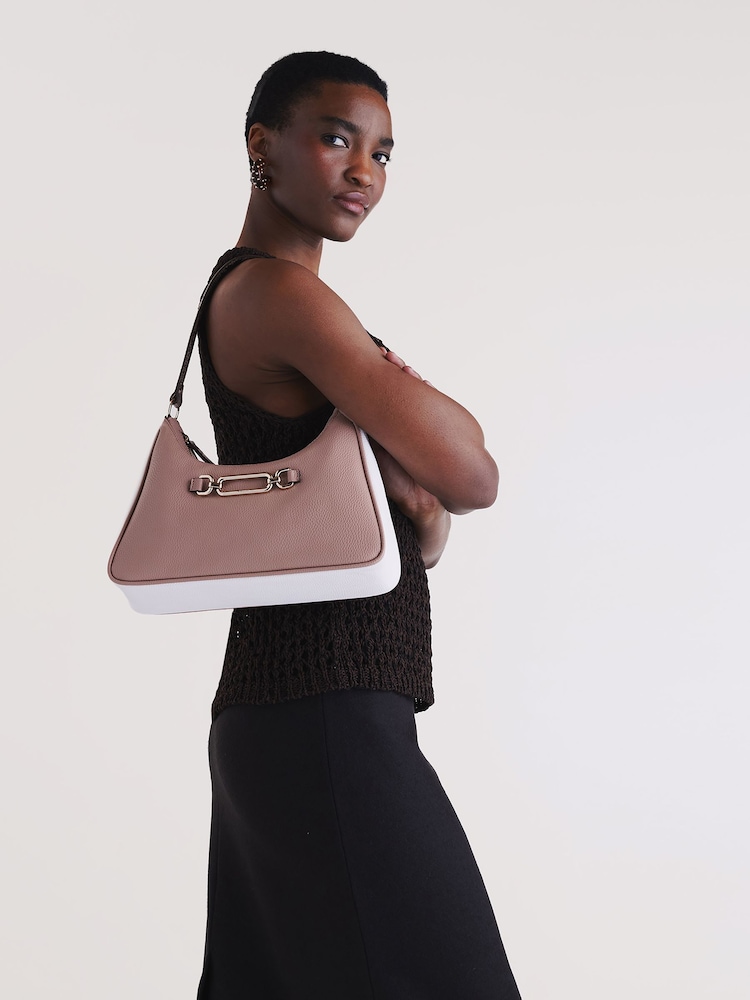 Fiorelli Pink Emilia Hardware Shoulder Bag - Image 5 of 5