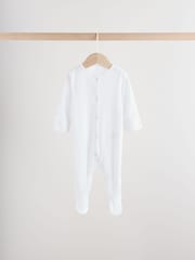 Pointelle blanco - Baby Sleepsuits 3 Pack (0-18mths) - Imagen 3 de 13