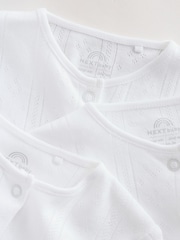 Pointelle blanco - Baby Sleepsuits 3 Pack (0-18mths) - Imagen 8 de 13