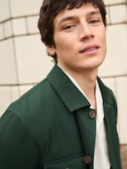 Forest Green Garment Dyed Chore Jacket - Image 12 of 16