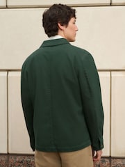 Forest Green Garment Dyed Chore Jacket - Image 5 of 16