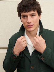 Forest Green Garment Dyed Chore Jacket - Image 8 of 16