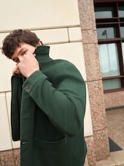 Forest Green Garment Dyed Chore Jacket - Image 9 of 16