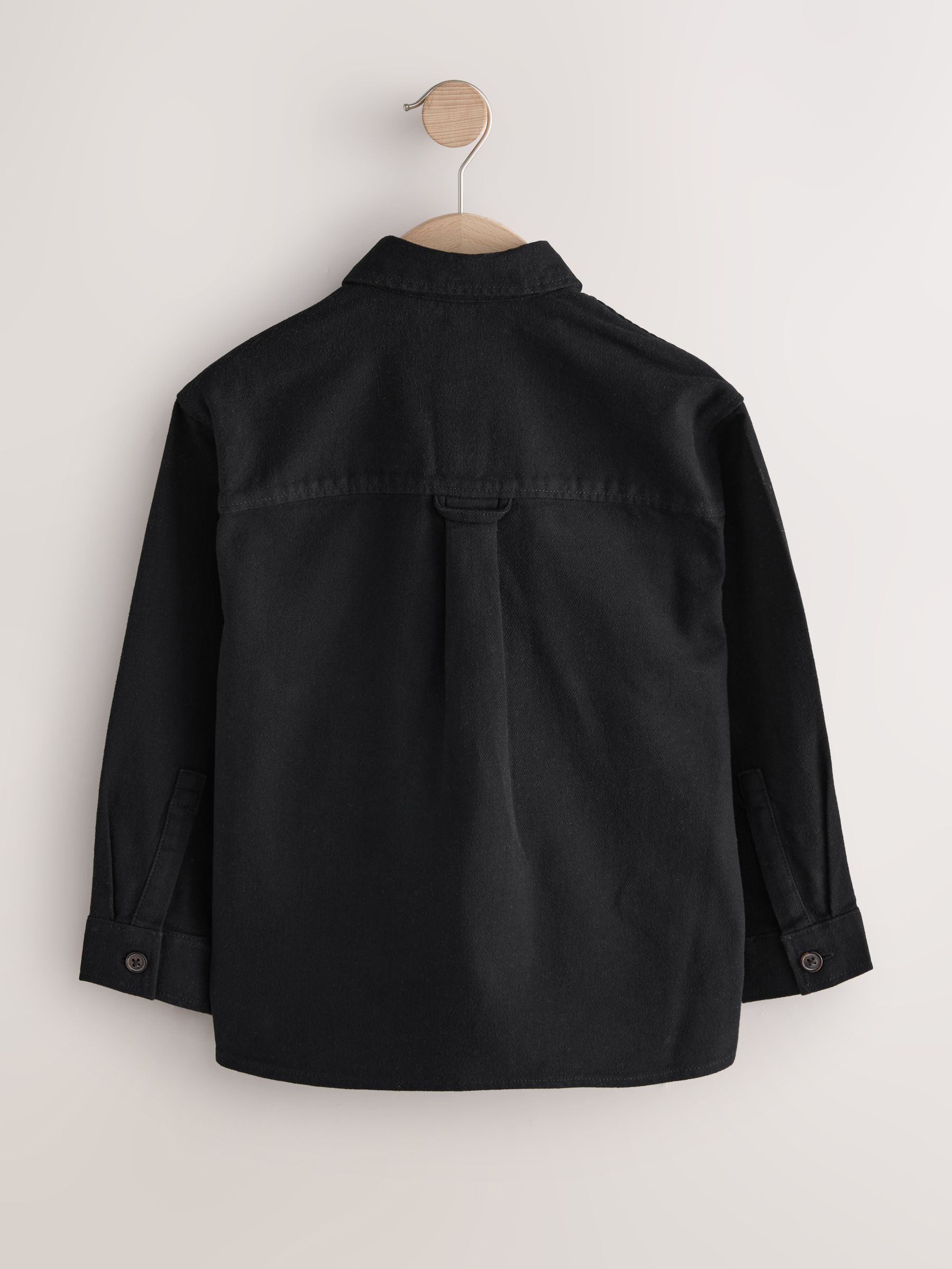 Buy Black Brushed Overshirt (3-16yrs) from the Next UK online shop