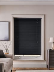 Black 50mm Slat Bamboo Venetian Blind - Image 2 of 5