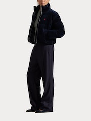 Polo Ralph Lauren Blue Woven Puffer Coat - Image 6 of 8