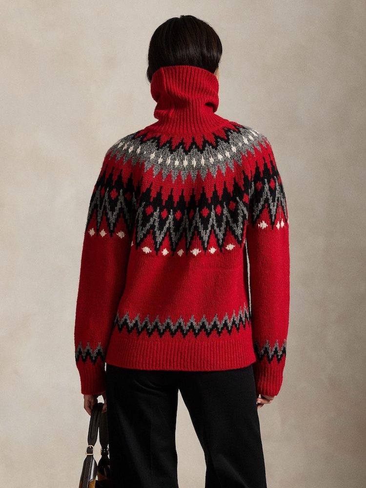 Polo Ralph Lauren Red Sweater Pullover Jumper - Image 2 of 7