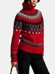 Polo Ralph Lauren Red Sweater Pullover Jumper - Image 6 of 7