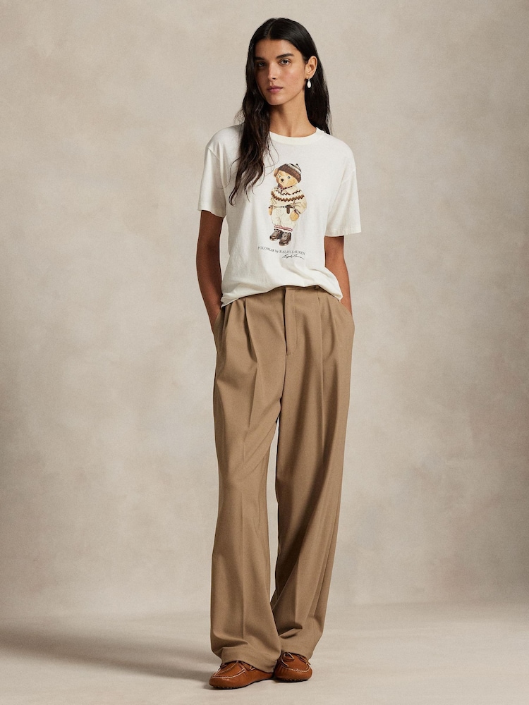 Polo Ralph Lauren White Knit-T-Shirt - Image 2 of 4