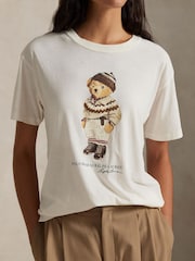 Polo Ralph Lauren White Knit-T-Shirt - Image 4 of 4