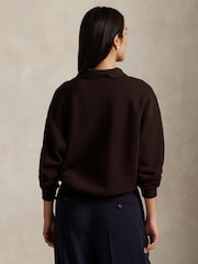 Polo Ralph Lauren Brown Flc-Long Sleeve-Sweatshirt - Image 3 of 4