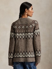 Polo Ralph Lauren Brown Sweater Cardigan - Image 3 of 4