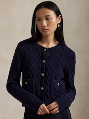 Polo Ralph Lauren Blue Sweater Cardigan - Image 1 of 6
