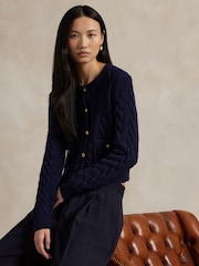Polo Ralph Lauren Blue Sweater Cardigan - Image 3 of 6