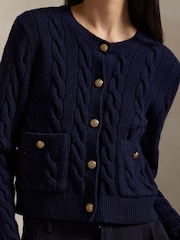 Polo Ralph Lauren Blue Sweater Cardigan - Image 5 of 6