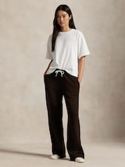 Polo Ralph Lauren Brown Knit-Open Bottom Trousers - Image 4 of 5