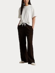 Polo Ralph Lauren Brown Knit-Open Bottom Trousers - Image 5 of 5