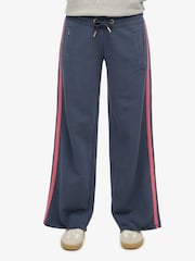 Superdry Blue Athletic Essentials Logo Straight Joggers - Image 1 of 7