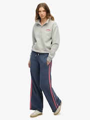 Superdry Blue Athletic Essentials Logo Straight Joggers - Image 5 of 7