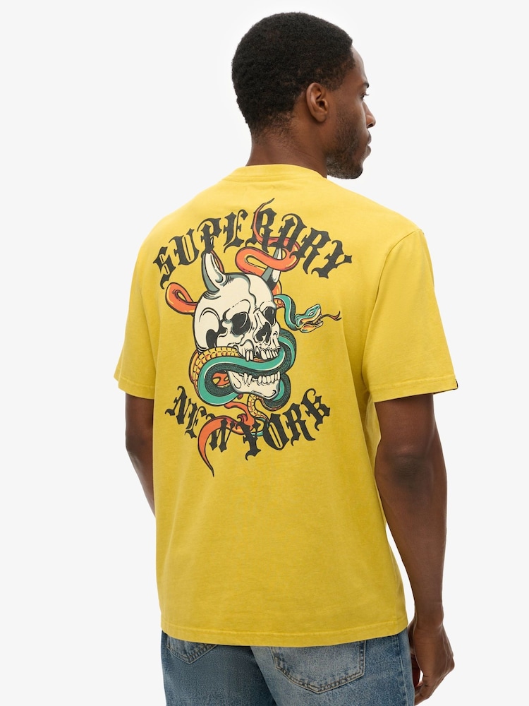 Superdry Loose Neo Trad Tattoo 100% Cotton T-Shirt - Imagen 2 de 5