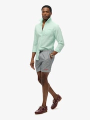 Superdry Black All Over Print 17 Inch Swim Shorts - Image 6 of 9